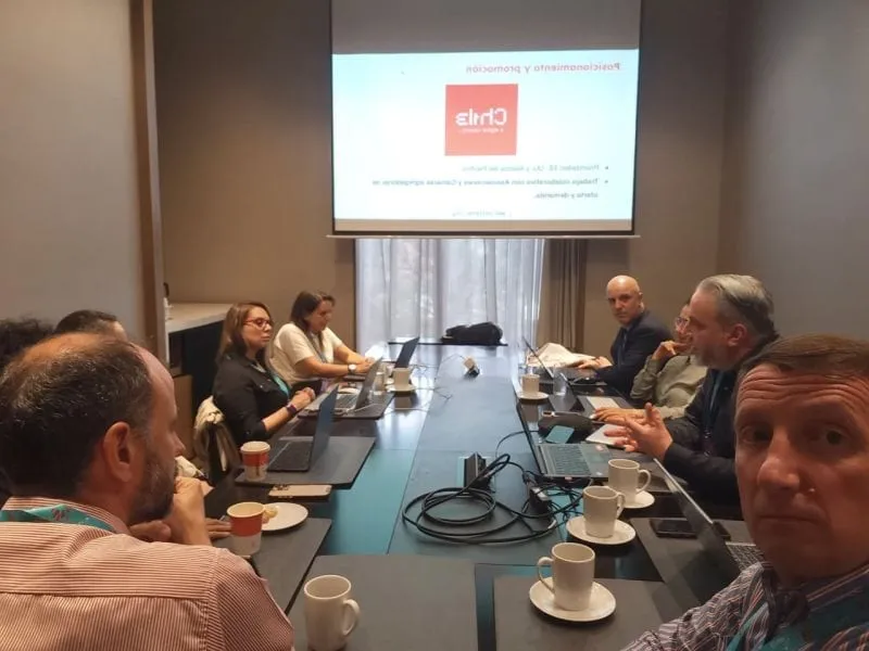 Reunión de trabajo de la delegación chilena en Bogotá