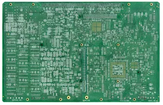 Manufactured PCB ready for assembly
