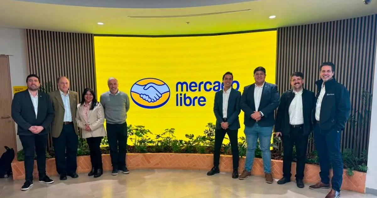 Delegación de la misión comercial de ProChile en las oficinas de Mercado Libre en Ciudad de México